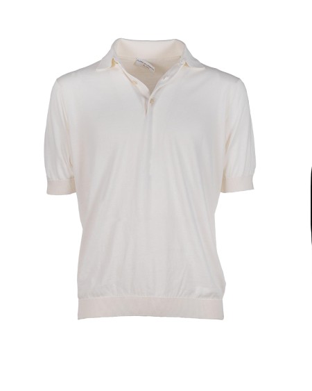 Shop FILIPPO DE LAURENTIIS  Polo: Filippo De Laurentiis polo mezze maniche in cotone.
Polsini e fondo maglia a costine.
Composizione: 100% cotone.
Made in Italy.. PL1MC SI18R-020